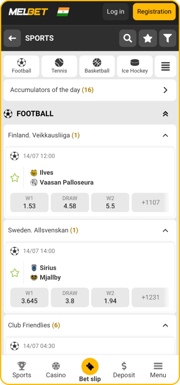 Place sports bets in online casino Melbet and withdraw your winnings.