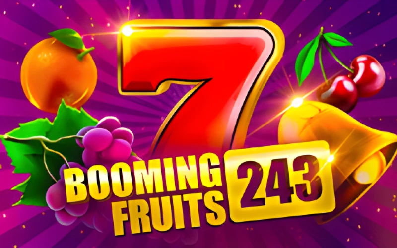 How about playing Booming Fruits 243 in Melbet online casino.