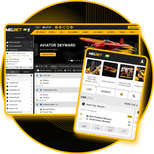 Play Melbet online casino on any device.