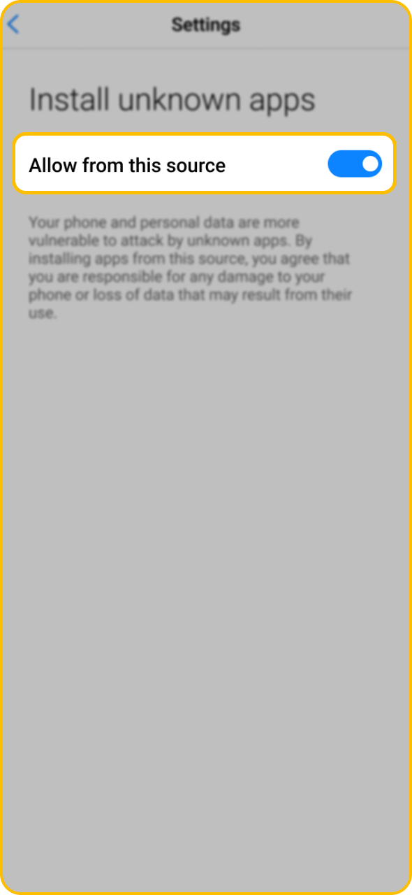 Set up your android to install Aviator Melbet app quickly.